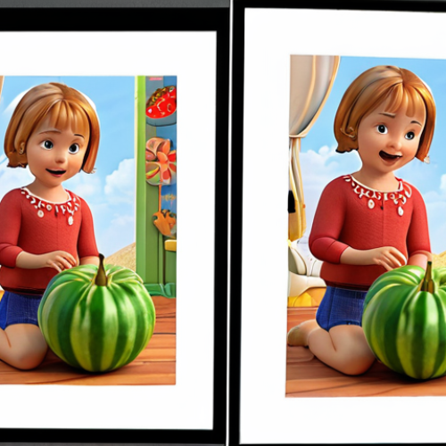 Home 18 Here are two image prompts based on the provided text, designed to generate images in a style similar to CoComelon: