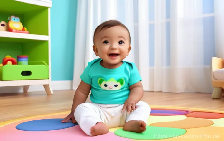 코코멜론의 음악 작곡가 인터뷰 - **Prompt:** A cheerful toddler, approximately 2 years old, wearing a clean, white diaper, is sitting...